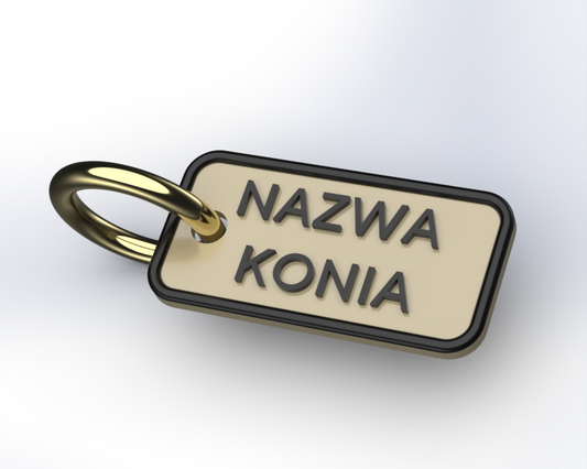 Personalizowana zawieszka na kantar LEVISTO